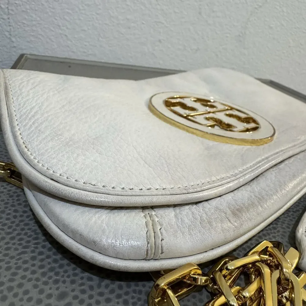 Tory Burch Ivory Amanda Crossbody Bag/ Clutch
